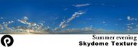 Summer Evening Sky Texture
