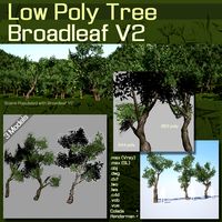 Low Poly Tree : Broadleaf V2