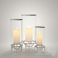 Global Views Elevated Hurricane Candle Holder