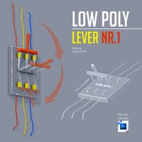 Low Poly LEVER NR.1