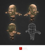 Low Poly Human Worker