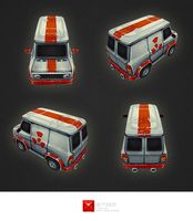 Low Poly Car 02