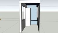 Mudroom--closet not full height