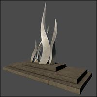 Curved Metal Sculpture