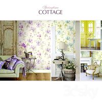 Wallpaper Springtime Cottage from KT Exclusive