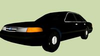 Ford Crown Victoria FBI police
