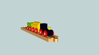 Wooden Trainset