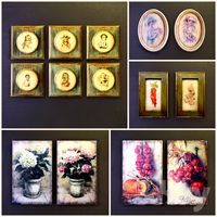 Collection 4: decorative panels (interior plaque, wooden pattern, wood poster)