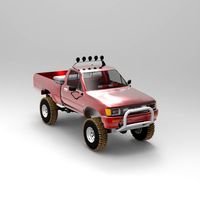 Concept Car Toyota Pickup Fire POV