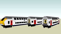 Train M6 deux etages SNCB