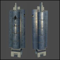 Glassblock background building