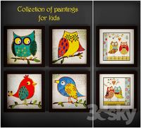 Collection of paintings for kids