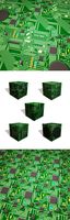 5 Circuit Board Pixel Textures