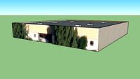 Van Nuys Airport Building in Los Angeles, CA, USA