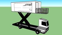 Gate Gourmet Airport Catering Truck Up