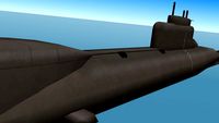 low poly submarine