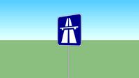 Autobahnschild