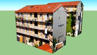 Gebouw in Milaan, Italië