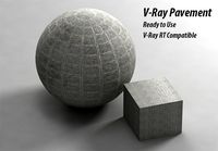 V-Ray Pavement Material