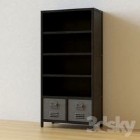 Vintage Locker Bookcase