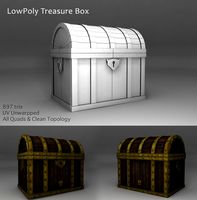 Treasure Box Low Polygons