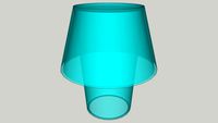 IKEA GAVIK Table lamp blue