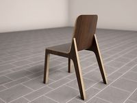 3D Ono Dining Chair Model