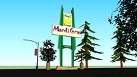 Mardi Gras Motel (Comment on if you think I should create another Mardi Gras hotel model!)