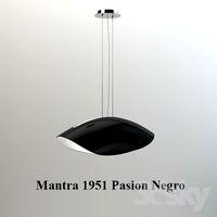 Pendant lamp Mantra 1951 Pasion Negro