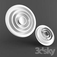 Fan-shaped diffuser