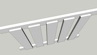 angle deck end outside picket barrier rail