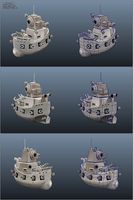 Low Poly Micro Ship
