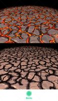 Lava Cracks And Rock Tileable Texture