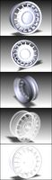 Wheel of premium car (Low Poly)
