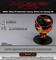 9 VRay FX Magma Materials Pack for Cinema 4D