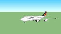 Philippine Airlines B747 with Interior