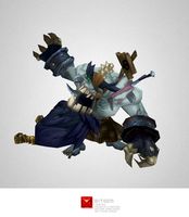 Low Poly Zombie King
