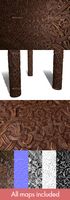 Norse Wooden Carving Seamless Texture