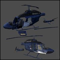 Downed helicopter
