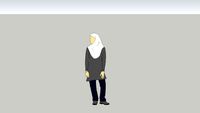 2D hijabi girl
