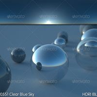 HDRI IBL 0551 Clear Blue Sky