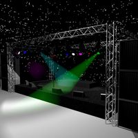 Rock Stage - 3D Model
