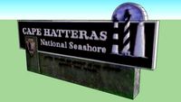 Cape Hatteras National Seashore Sign