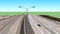 Street Lights on I-294 Tri State Tollway