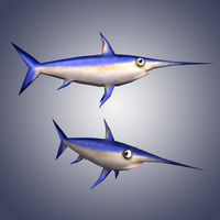 Low Poly Sword Fish