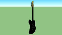 black/blue Fender Stratocaster