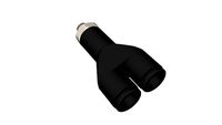 Y simple piquage mâle cylindrique diamètre 6 - M5x0,8