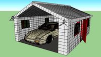 bmw in garage