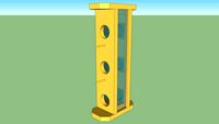Wooden Thistle Feeder
