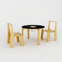 Eric Pfeiffer table for crayons